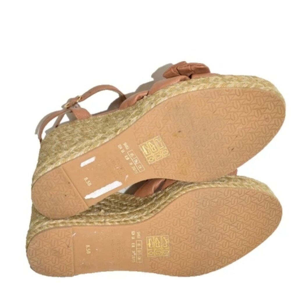 $440 Stuart Weitzman Sofia Espadrille Wedge Soft … - image 5